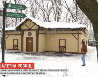 Розкішний туалет в парку Горького: відкрито кримінальне провадження